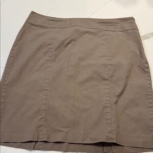 LOFT Beige A-Line Skirt